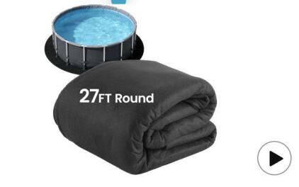 27-Foot Round Above Ground Pool Liner Pad