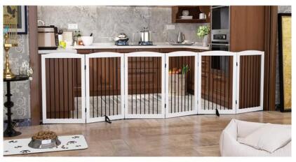 Freestanding Pet Gate For Dogs