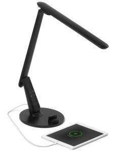 Bright Office Desk Lamp, Dimmable LED Task Light With USB Charging Port