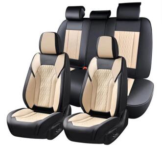 Car Seat Covers Full Set, Luxury Nappa Leather Seat Covers