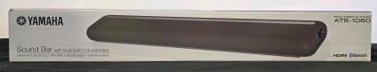 Yamaha ATS-1060 Sound Bar, Dual Built-In Subwoofers, Dolby Audio, Bluetooth, HDMI, Black, 35"