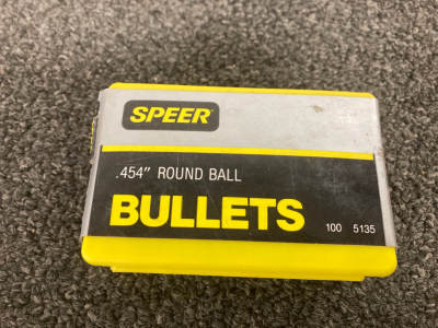 Speer .454 Round Balls