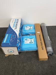 Moonlight Baby Luxury Dreamer Crib Mattress, Pride Disposable Under pads, Retractable Gate, & More