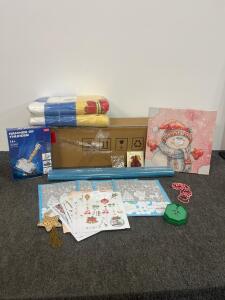 Christmas Decor, Tree Storage Bag, Window Decals, Hammer Toy, Ornaments, Fabric & More