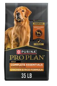 Purina ProPlan Chicken And Rice Dog Food Dry Formula With Probiotics For Dogs - 35 lb. Bag