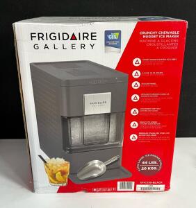 Frigidaire Gallery EFIC255-BLACK Countertop Nugget Ice Maker, 44 lbs/day, Black