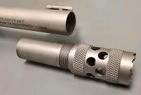Dickinson XX3D 12 Gauge Pump Shotgun, 18.5" Barrel, Synthetic Stock, Ghost Ring Sights, Breacher Muzzle - 11