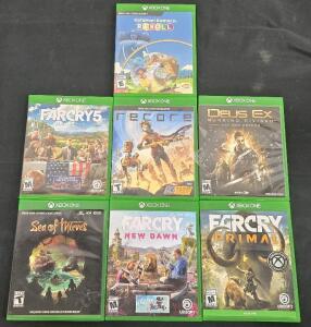 (7) Xbox One Video Games
