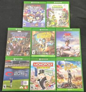 Xbox One Video Game Disc Bundle - 8 Games w/Cases & Inserts (South Park, Marvel, Outer Worlds, More)