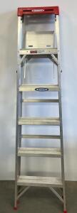 Werner 6 ft Aluminum Step Ladder, Type I, 200 lb Load Capacity