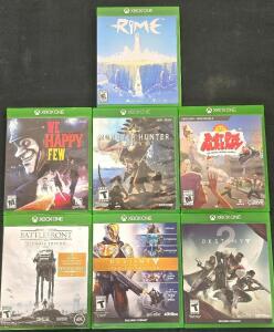 (7) Xbox One Video Game Titles