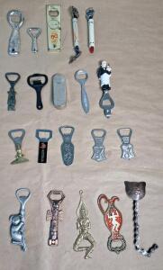 (20) Assorted Vintage / Collectible Bottle Cap Openers