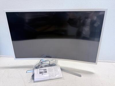 Samsung C32F397FWN 32" Curved LCD Monitor, 1920x1080, 60Hz, 4ms, VA Panel, Powers ON