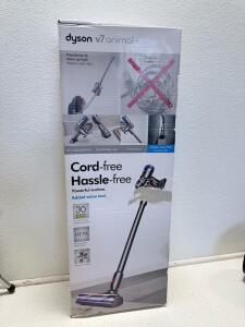 Dyson V7 Animal+ Cordless HEPA Stick Vacuum, 30 Min Runtime, Tools, Purple, 5.3 lbs