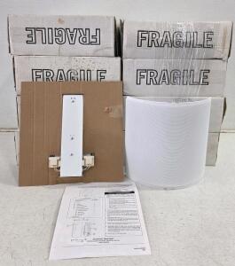 (8) Lithonia Lighting AVSP 2 26DTT MDR 120V Wall Sconce, 2x26W CFL, White Acrylic Shield, Model WS1