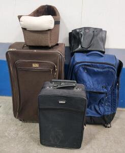 Luggage Set: L.L. Bean, Longtrail & Jaguar Suitcases, Kate Spade Tote, Elviros Bag, Pet Seat + More
