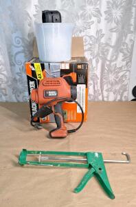 (1) Black & Decker Paint Sprayer & (1) Caulking Gun