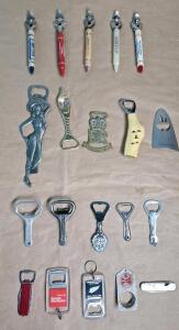 (20) Assorted Vintage / Collectible Bottle Cap Openers