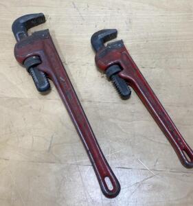 RIDGID 31020 14-Inch Heavy-Duty Pipe Wrench, 2-Inch Jaw Capacity, Ductile Iron Body