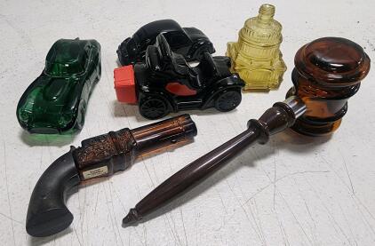 (6) Assorted Vintage 1970s Avon Aftershave Decanters