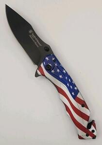 (1) Smith & Wesson America's Heroes Folding Knife