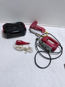 Husky H120N 120V Air Inflator, 130 PSI Max, 28" Hose, Includes Accessories & More