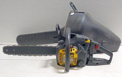 McCulloch MAC 3516 Gas Chainsaw, 35cc Engine, 16" Bar, Chain Brake, Anti-Vibration Handle