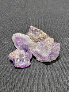 251.50ct Rough Natural Amethyst Gemstones (5pc)