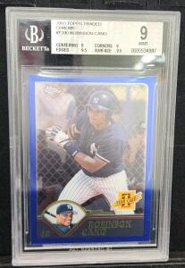 (1) 2003 Topps Traded Chrome Robinson Cano Graded Card BGS Mint 9