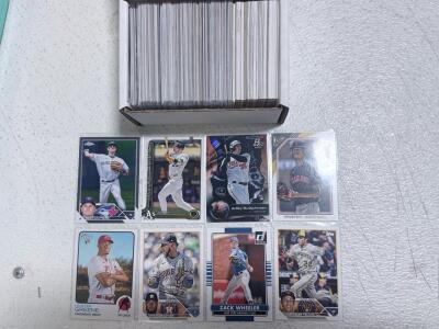 Adley Rutschman 2023 Topps RC #250, Matt Chapman Chrome Refractor, 350+ Card Collection