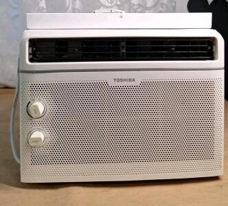 (1) Toshiba Window Air Conditioner, 16"L x 15"W X 11"T
