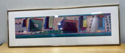 Douglas K. Morris "Coastal Shadows 9" Gicl&eacute;e Print. 58" x 20" Framed
