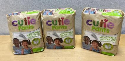Cutie Pants Training Pants 4T-5T, 38+ lbs, Refastenable Sides, Hypoallergenic, 19-Count Pack