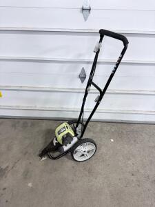 Troy-Bilt TBE304 4-Cycle Gas Walk-Behind Lawn Edger with 30cc Engine and 9-Inch Blade, Has Compression