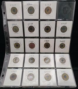 (19) Antique "Good for 5&cent; in Trade" Token 4793-7126