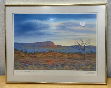 Jack Absalom &ldquo;KUNTJIY COUNTRY&rdquo; Everard Ranges Limited Edition Print 2326/4000 Framed 20&rdquo;x25&rdquo;