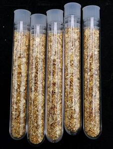 (5) Bottles of Gold Leaf Flakes
