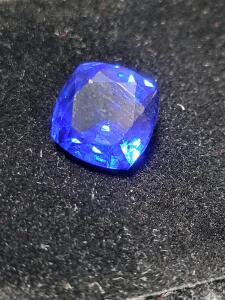 9.40ct Natural Blue Tanzanite Faceted Cushion Cut Gemstone