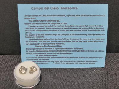 3.19g Campo Del Cielo Argentina Meteroite
