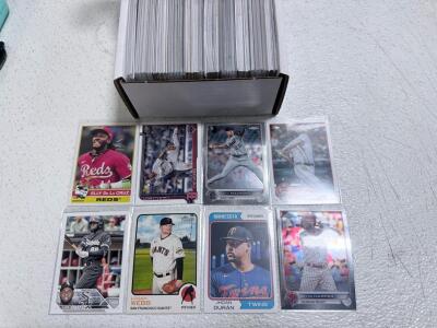 MLB Topps Rookie & Star Card Lot: Riley Greene, Elly De La Cruz, Chrome Matt Manning, Devers+