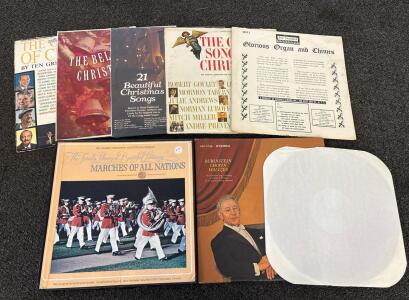 Vintage Vinyl Records: Christmas, Classical, Easy Listening LPs