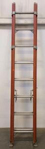 Louisville Ladder 14 ft Fiberglass Extension Ladder, Type IA, 2-Section, 300 lb Duty Rating