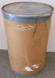55-Gallon Open Head Fiber Drum with Metal Lid and Rim