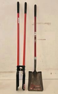 Craftsman Post Hole Digger & Ace Square Point Shovel