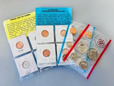 U.S. Mint Coin Collection: 1964-1983 Proof & Mint Sets With Commemorative Medallions