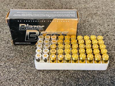 Blazer Brass .45 Auto 230gr FMJ Ammunition, Open Box with Mixed Rounds