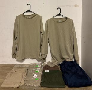 Military Base Layer Lot DRIFIRE & XGO Shirts Pants Shorts Bra Mixed Colors/Styles USA Made All Size Large