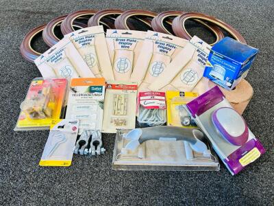 Hardware & Craft Supplies &ndash; Display Wires, 7 Oval Frames, Sandpaper, Photo Control, And More