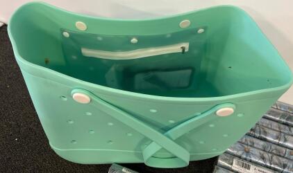 Large Mint EVA Foam Tote Utility Bag W/ Zipper Insert & 13 COUNTEWOL 17.5x78.7 In Window Film Rolls