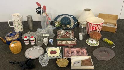 Large Mixed Lot: Ceramic, Glass, Metal, Kitchenware & D&eacute;cor - Vintage & Modern - 30+ Pieces